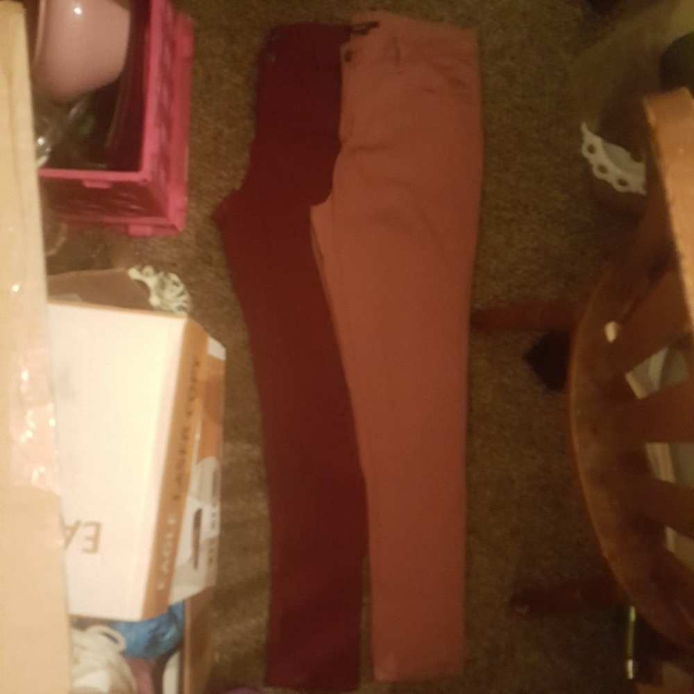 2 pairs of skinny pants